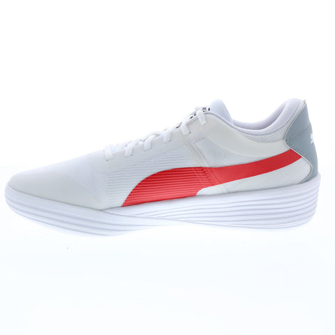 Puma Clyde All-Pro Team 19550904 Mens White Synthetic Basketball Athletic Shoes