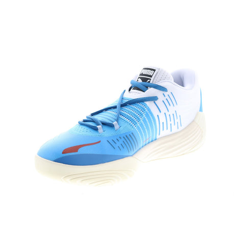 Puma Fusion Nitro 19558706 Mens Blue Synthetic Athletic Running Shoes