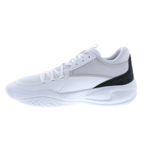 Puma Court Rider I 19563403 Mens White Synthetic Athletic Basketball Shoes