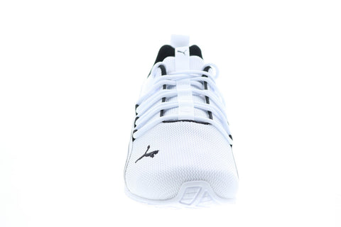 Puma Axelion NXT 19565603 Mens White Canvas Cross Training Athletic Shoes