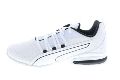 Puma Axelion NXT 19565603 Mens White Canvas Cross Training Athletic Shoes