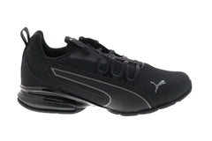 Puma Axelion NXT 19565604 Mens Black Mesh Low Top Athletic Running Shoes