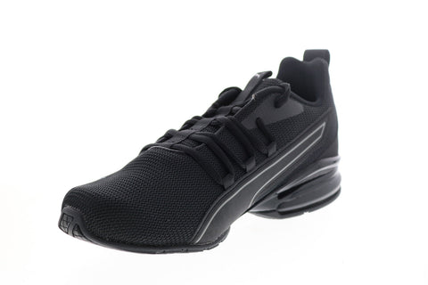 Puma Axelion NXT 19565604 Mens Black Mesh Low Top Athletic Running Shoes