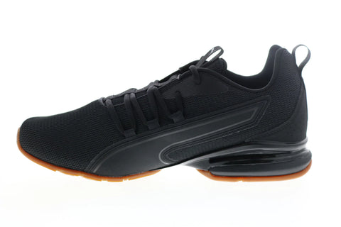 Puma Axelion NXT 19565606 Mens Black Canvas Athletic Running Shoes