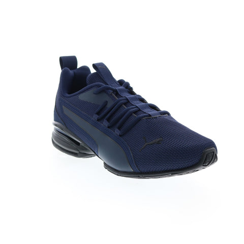 Puma Axelion NXT 19565608 Mens Blue Canvas Athletic Cross Training Shoes