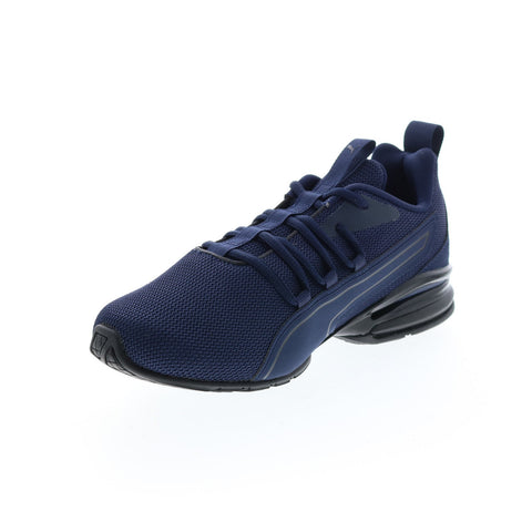 Puma Axelion NXT 19565608 Mens Blue Canvas Athletic Cross Training Shoes