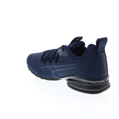 Puma Axelion NXT 19565608 Mens Blue Canvas Athletic Cross Training Shoes