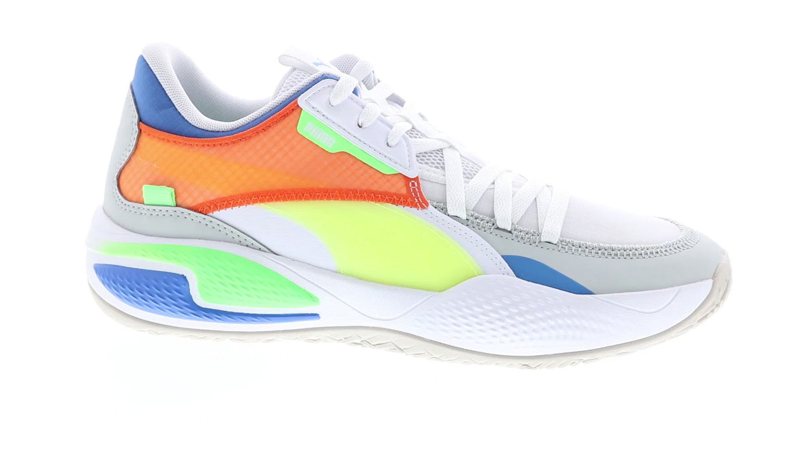 バッシュ PUMA COURT AND RIDER TWOFOLD　29cm Puma Court Rider Twofold 19565801 Mens White Athletic