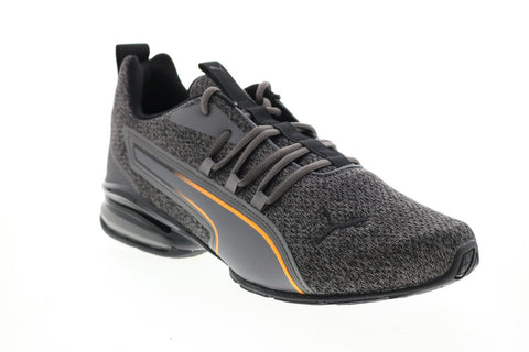 Puma Axelion NXT Knit 19566802 Mens Gray Canvas Cross Training Athletic Shoes