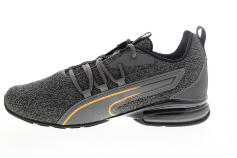 Puma Axelion NXT Knit 19566802 Mens Gray Canvas Cross Training Athletic Shoes