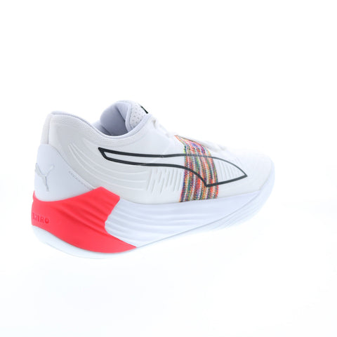 Puma Fusion Nitro Spectra 19568401 Mens White Athletic Running Shoes