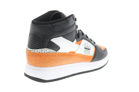 World Of Troop Destroyer Mid Mens Black Synthetic Lifestyle Sneakers Shoes