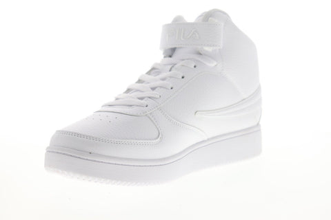 Fila A High 1CM00540-100 Mens White Synthetic Lace Up Low Top Sneakers Shoes