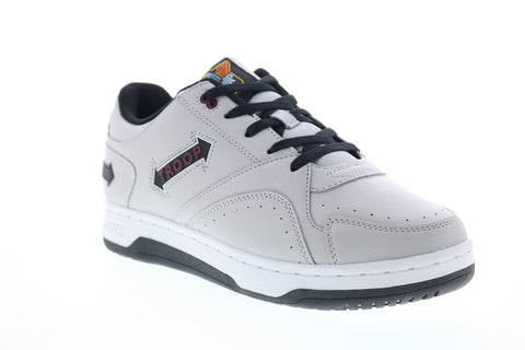 World Of Troop Powerslam 1CM00661-051 Mens Gray Leather Lifestyle Sneakers Shoes