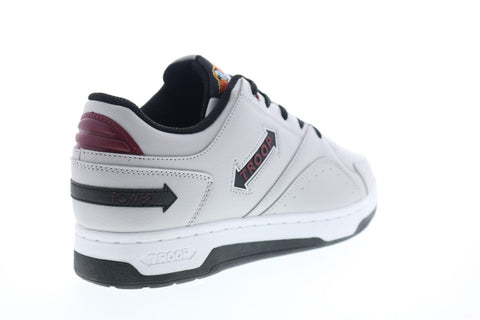 World Of Troop Powerslam 1CM00661-051 Mens Gray Leather Lifestyle Sneakers Shoes