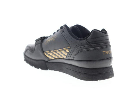 World Of Troop Cobra 1 1CM00662-040 Mens Black Leather Low Top Sneakers Shoes