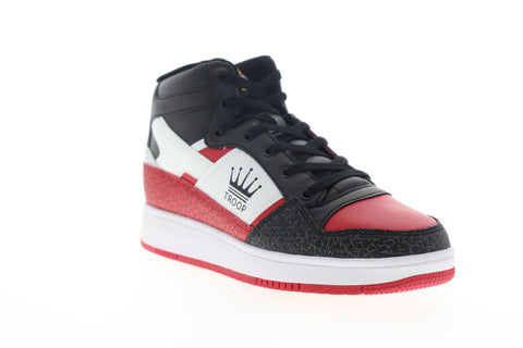 World Of Troop Destroyer Mid 1CM00846-113 Mens Red High Top Sneakers Shoes