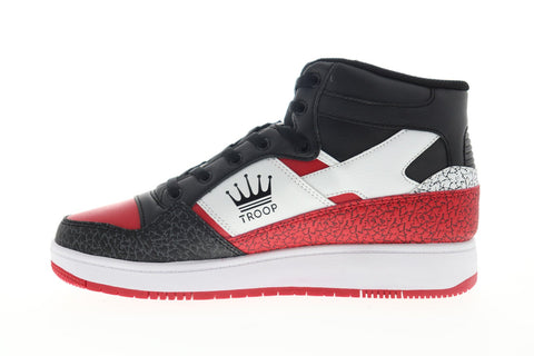 World Of Troop Destroyer Mid 1CM00846-113 Mens Red High Top Sneakers Shoes