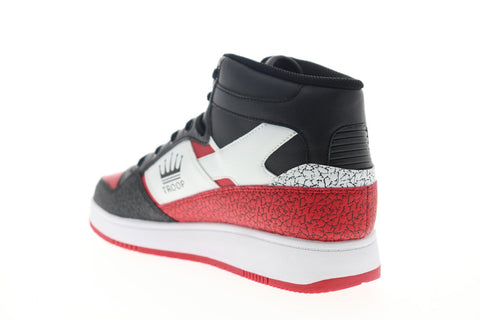 World Of Troop Destroyer Mid 1CM00846-113 Mens Red High Top Sneakers Shoes
