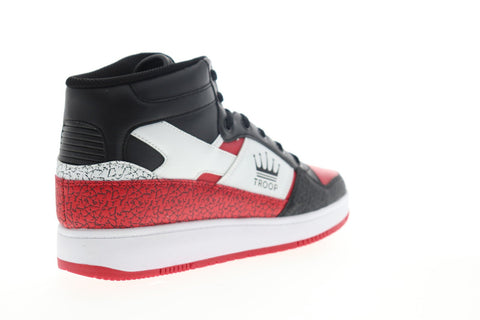 World Of Troop Destroyer Mid 1CM00846-113 Mens Red High Top Sneakers Shoes