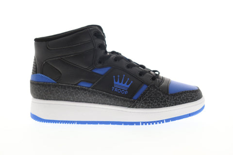 World Of Troop Destroyer Mid 1CM00846-117 Mens Blue High Top Sneakers Shoes
