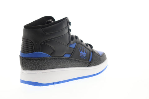World Of Troop Destroyer Mid 1CM00846-117 Mens Blue High Top Sneakers Shoes