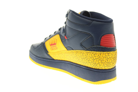 World Of Troop Destroyer Mid Mens Blue Synthetic Lifestyle Sneakers Shoes
