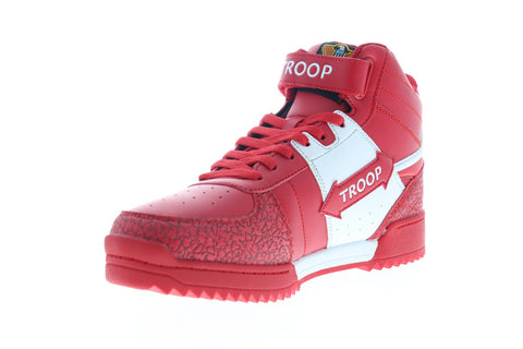 World Of Troop Crown Mid Ripple 1CM00847-128 Mens Red High Top Sneakers Shoes