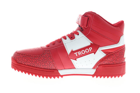 World Of Troop Crown Mid Ripple 1CM00847-128 Mens Red High Top Sneakers Shoes