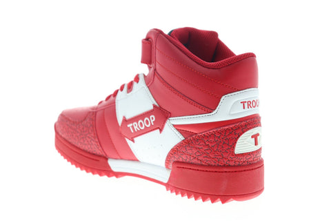 World Of Troop Crown Mid Ripple 1CM00847-128 Mens Red High Top Sneakers Shoes