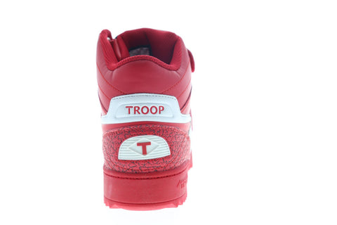 World Of Troop Crown Mid Ripple 1CM00847-128 Mens Red High Top Sneakers Shoes
