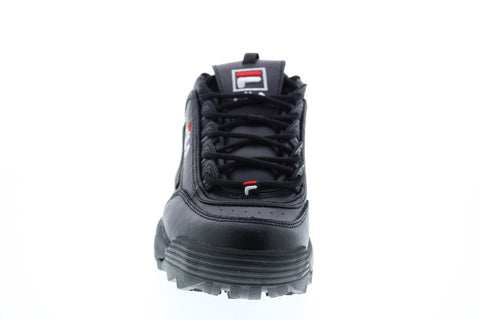 Fila Disruptor II Premium Mens Black Synthetic Lifestyle Sneakers Shoes
