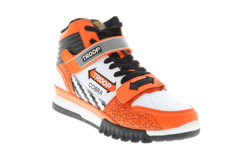 World Of Troop Cobra Mid 1HM00663-014 Mens Orange Lifestyle Sneakers Shoes