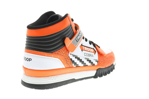 World Of Troop Cobra Mid 1HM00663-014 Mens Orange Lifestyle Sneakers Shoes