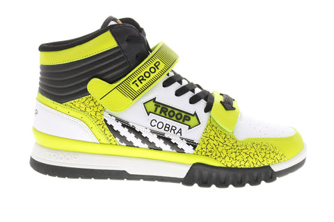 World Of Troop Cobra Mid 1HM00663-017 Mens Yellow Lifestyle Sneakers Shoes