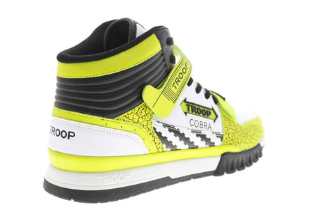 World Of Troop Cobra Mid 1HM00663-017 Mens Yellow Lifestyle Sneakers Shoes