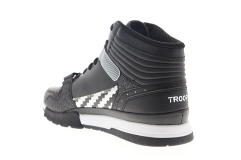 World Of Troop Cobra Mid 1HM00663-021 Mens Black High Top Sneakers Shoes