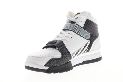 World Of Troop Cobra Mid 1HM00663-120 Mens White High Top Sneakers Shoes