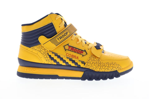 World Of Troop Cobra Mid 1HM00663-732 Mens Yellow Low Top Sneakers Shoes