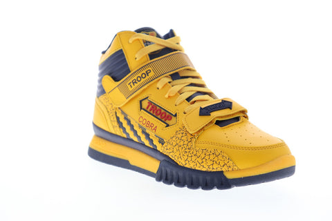 World Of Troop Cobra Mid 1HM00663-732 Mens Yellow Low Top Sneakers Shoes