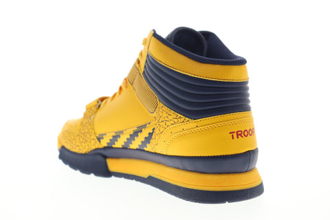 World Of Troop Cobra Mid 1HM00663-732 Mens Yellow Low Top Sneakers Shoes