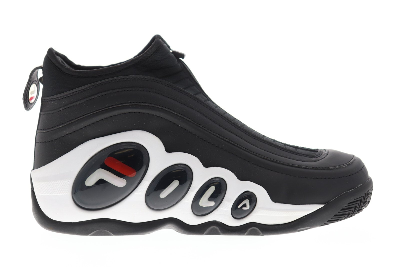 Fila Bubbles Zip 1BM00047-014 Mens Black Casual Zipper Lifestyle