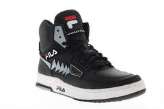 Fila Tourissimo Mens Black Synthetic High Top Lace Up Sneakers Shoes