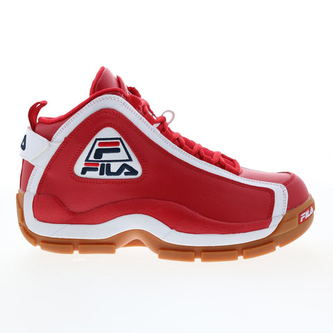 Fila Grant Hill 2 1BM01088-946 Mens Red Leather Athletic Basketball Shoes