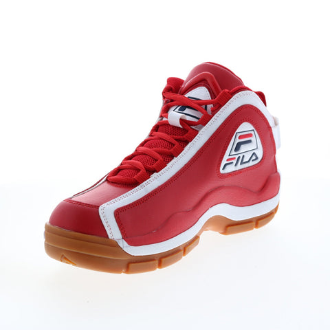 Fila Grant Hill 2 1BM01088-946 Mens Red Leather Athletic Basketball Shoes
