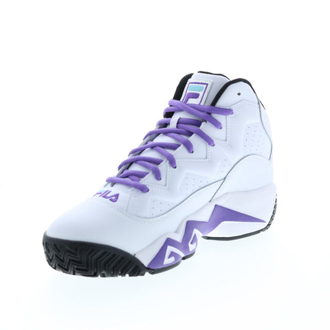 Fila MB Chenille 1BM01089-148 Mens White Basketball Inspired Sneakers Shoes