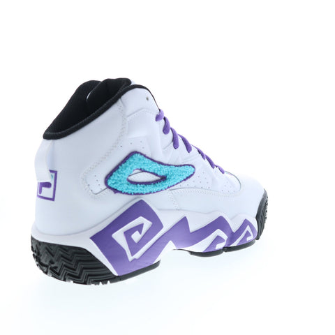 Fila MB Chenille 1BM01089-148 Mens White Basketball Inspired Sneakers Shoes