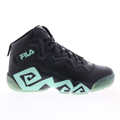 Fila MB Gid 1BM01099-047 Mens Black Leather Athletic Basketball Shoes