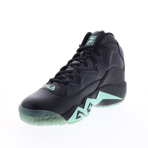 Fila MB Gid 1BM01099-047 Mens Black Leather Athletic Basketball Shoes