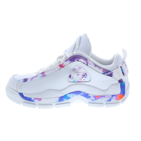 Fila Grant Hill 2 Low Tie Dye Mens White Lifestyle Sneakers Shoes